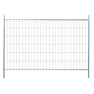 Standard Construction Temporary Fencing With Plastic Base Filled With Concrete