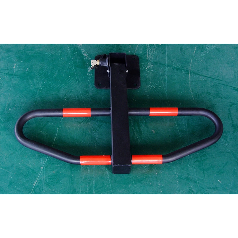 Butterfly Steel Car Parking Bollard Car Safety Lock For Parking