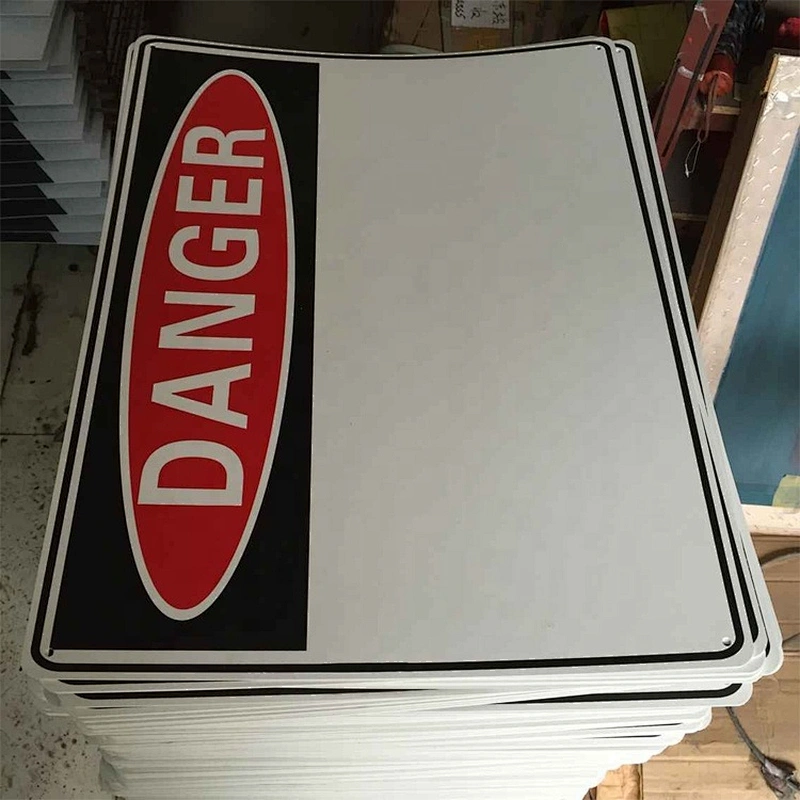 UV Protected PP Safety Warning Signs 600x450mm With Customizable Printing Caution Sign