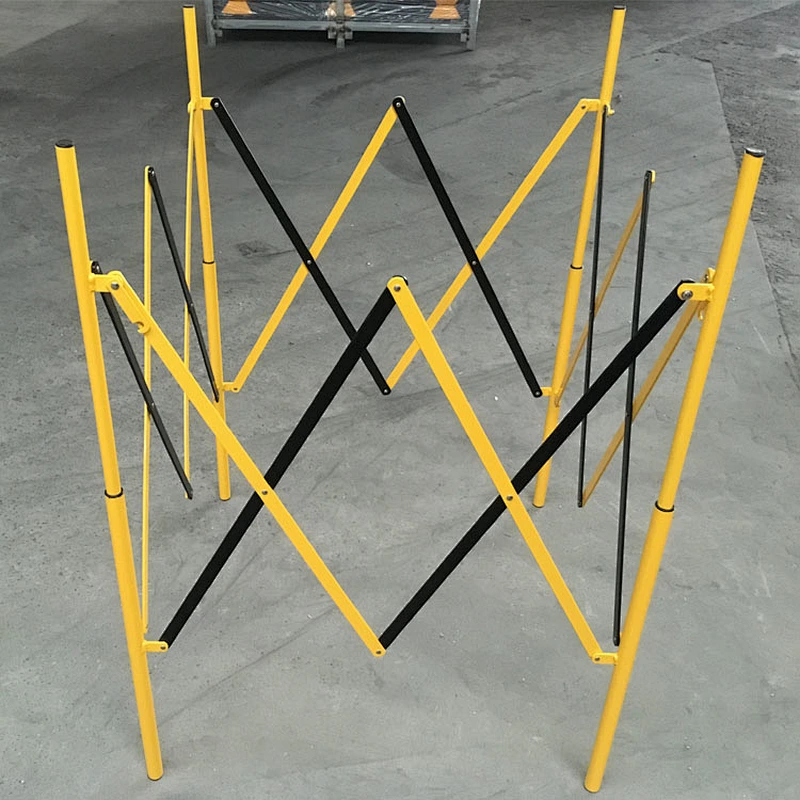 Small Expanding Safety Barriericade Temporary Pedestrian Collapsible with Removable Feet or Stand