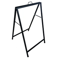 Advertising A Frame Sidewalk Sign Frame Portable Black Powder Coating Sign Frame With Handle Sign Stand