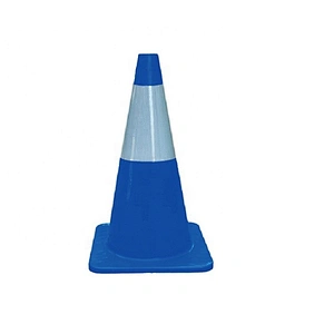 Road Safety 700mm Orange Plastic PVC Traffic Cone With High Intense Grade Reflective