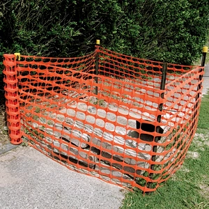 1*50m Portable PE Orange Plastic Warning Mesh Fencing Safety Barrier for Construction