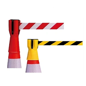 3 Meters Length Plastic Retractable Belt Tape Traffic Cone Connector Topper
