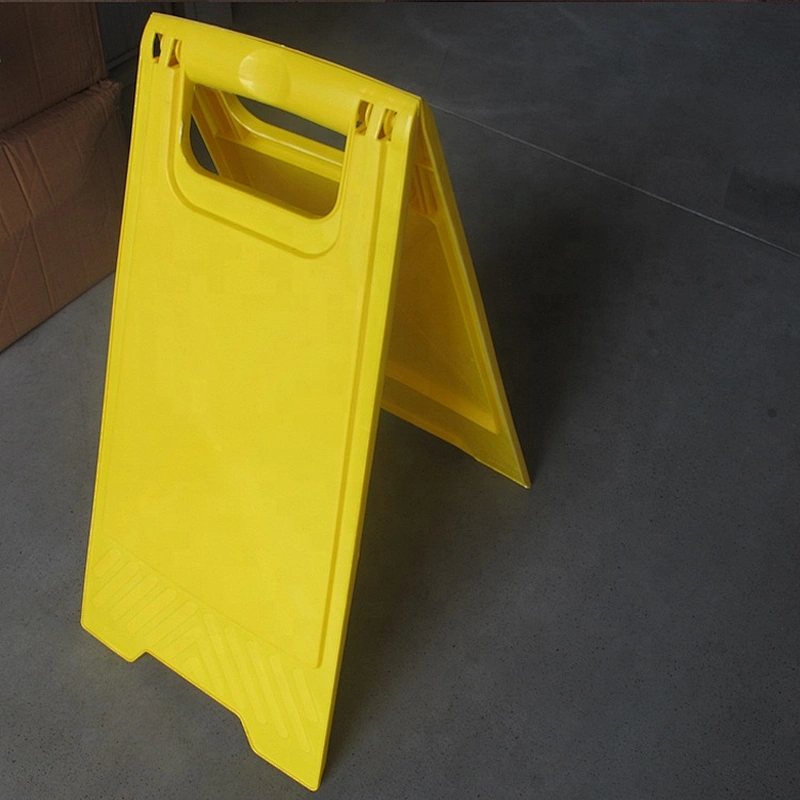 Yellow Plasticade Folding Caution Warning A-Frame  Sign