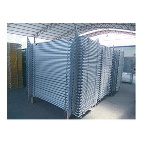 Portable Road Work Pre-galvanized Crowd Control Barrier With Bridge Feet Safety Traffic Barrier