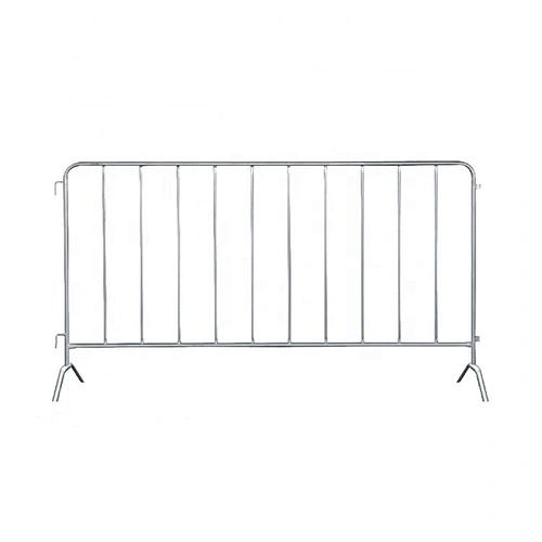 Hot selling Portable Steel Crush Railed  Galvanized Barriers with Fixed Bridge Feet for Pedestrian Movement and Safe Work Zones