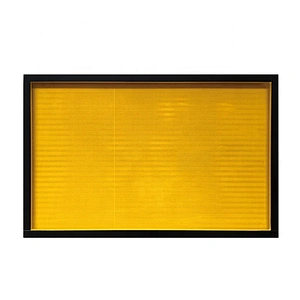 Australia Standard  With Black Broder Yellow Poweder Coating 1200x900mm Boxed Edge Sign