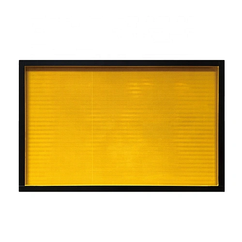 Australia Standard  With Black Broder Yellow Poweder Coating 1200x900mm Boxed Edge Sign