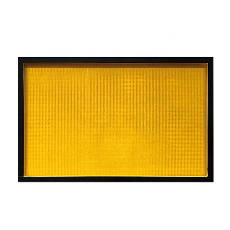 Australia Standard  With Black Broder Yellow Poweder Coating 1200x900mm Boxed Edge Sign