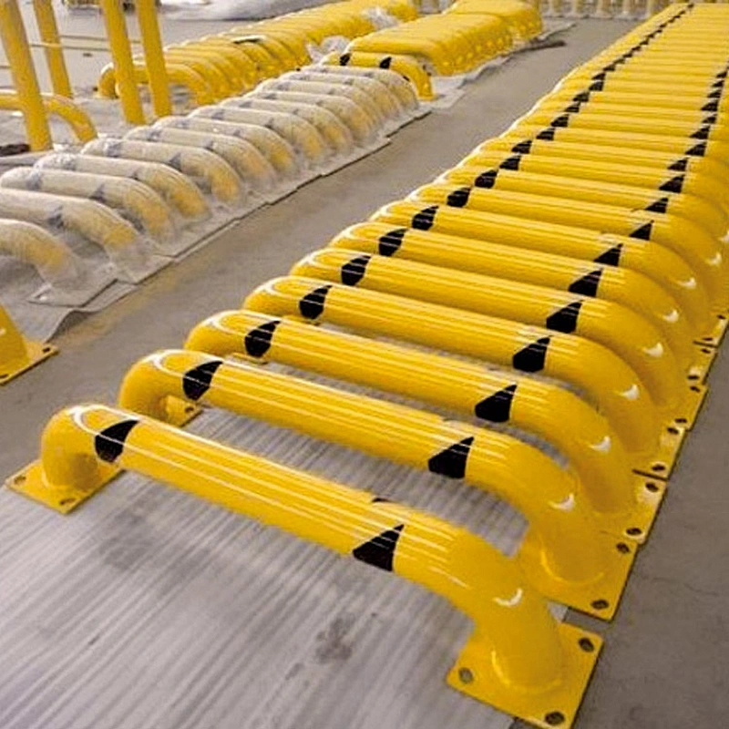 In Ground Metal Car Parking Protection Bollard Low Profile