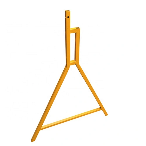 Factory Directly Yellow Powder Coating Fixed Barrier Board Leg Barrier Stand