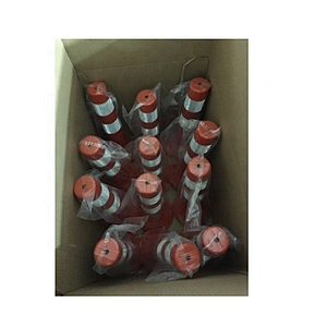 Plastic Road Warning Post 450mm Flexible Bollard PU Traffic Bollard