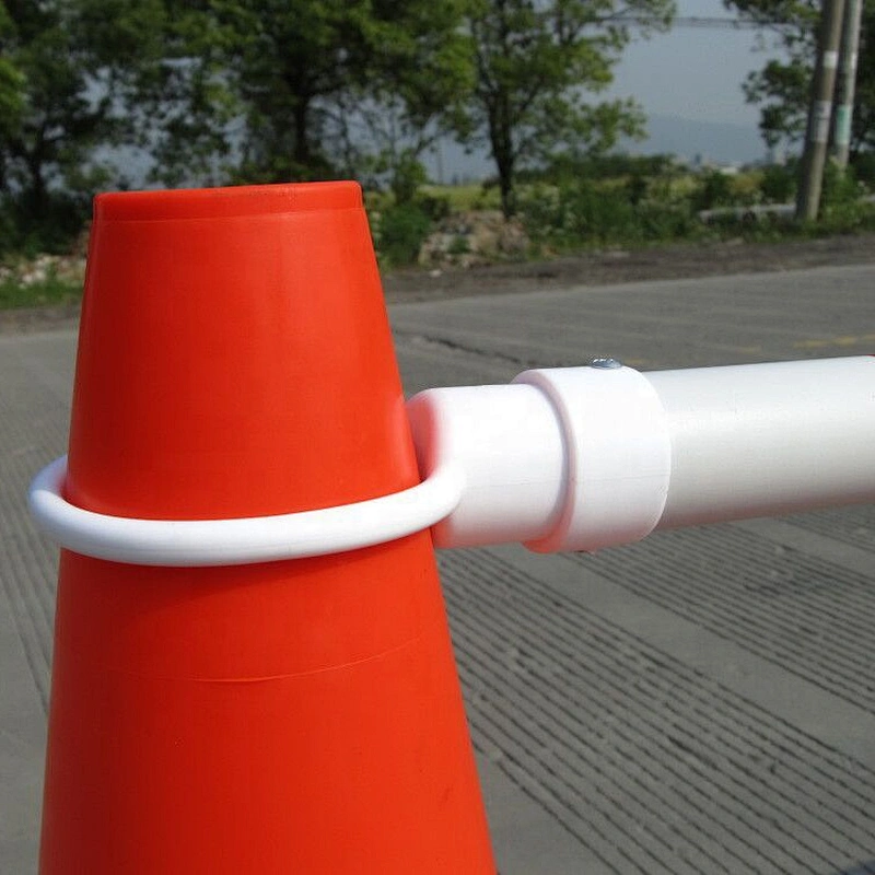 Plastic Expendable or Retractable Traffic Cone Bar Barrier