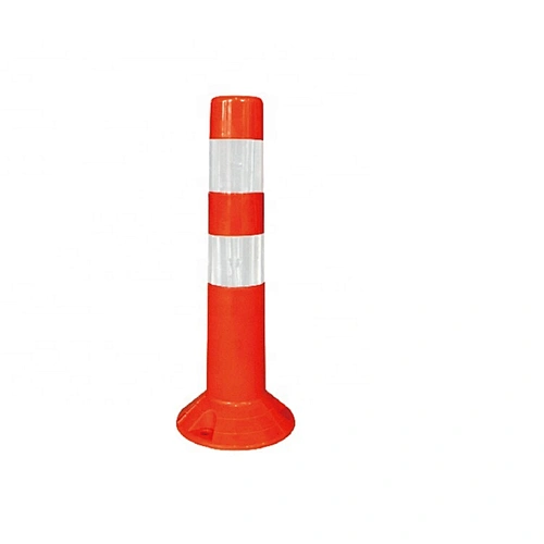 Plastic Road Warning Post 450mm Flexible Bollard PU Traffic Bollard