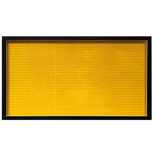 Australia Standard Widely Used Yellow Poweder Coating 1800x900mm Boxed Edge Sign