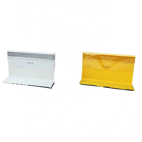 PU White And Yellow Reflective Chip Seal Markers White Temporary Payment Marker