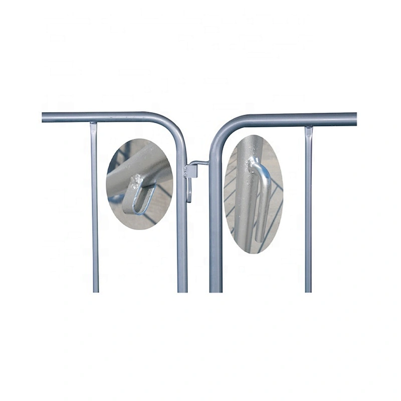 Manufacture Loose Leg Safety & Pedestrian Galvanized Heavy Duty Crowd Crowd Barriers for use individually or linked together
