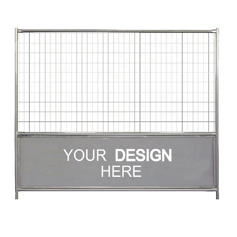 Widely Used Pre-galvanized Customized Temporary Fencing With Base