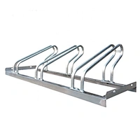 U shaped Rack Standing Metal Bike Bicycle Parking Rack Staggered