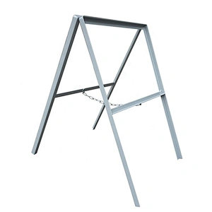 A Frame Sign Stand Gray Powder Coating  610(W)x900(H)mm Fit For 600x450mm Board Sign Stand Poster Frame