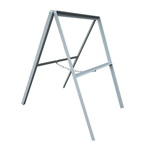 A Frame Sign Stand Gray Powder Coating  610(W)x900(H)mm Fit For 600x450mm Board Sign Stand Poster Frame