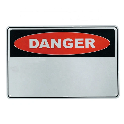 UV Protected PP Safety Warning Signs 600x450mm With Customizable Printing Caution Sign