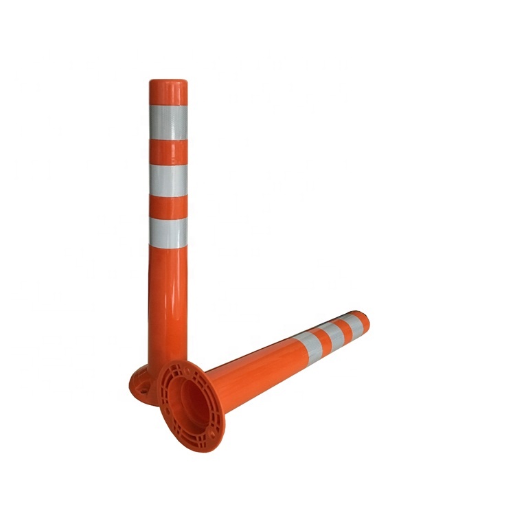 Factory Directly Road Safety Bollard 750mm Flexible Bollard PU Traffic Post