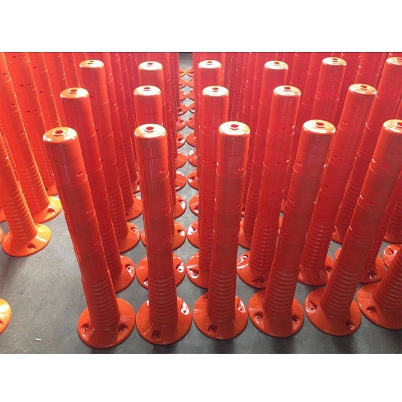 Plastic  Post Cap of Flexible Bollard PU Traffic Bollard