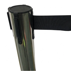 Indoor Retractable Belt Queue Line Stand Rope Barrier Crowd Control Stanchion for Sale