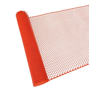 Plastic Orange Barrier Mesh Security Fence