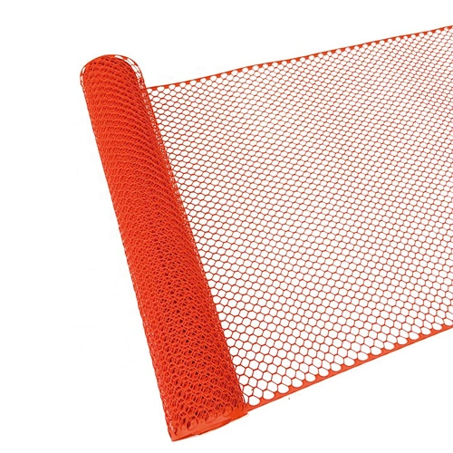 Plastic Orange Barrier Mesh Security Fence