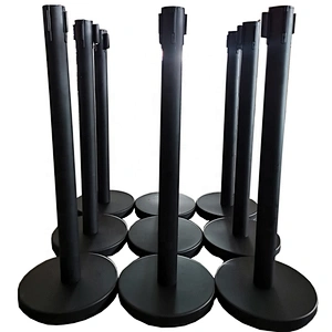 Retractable Barrier Crowd Control Barrier Rope Stanchion Barrier Belt Stanchion Posts