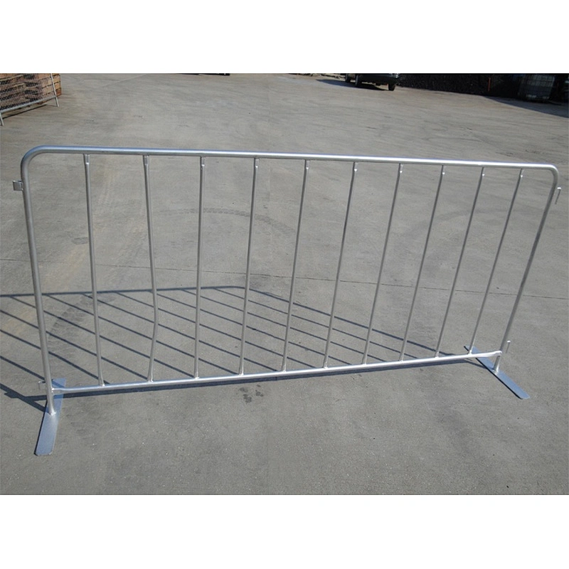 Manufacture Loose Leg Safety & Pedestrian Galvanized Heavy Duty Crowd Crowd Barriers for use individually or linked together