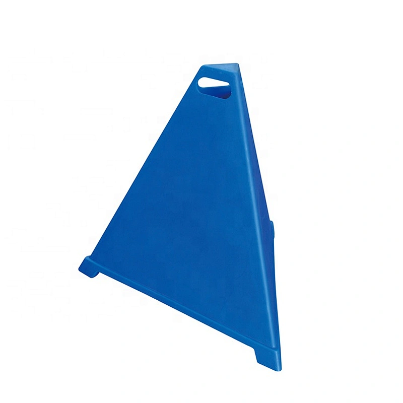 Anti-UV PE Road Safety Cone  With Long Service Time 900mm Yellow Pyramid Cone