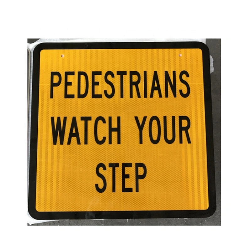 Roadwork Warning Frame Fit For 900x600mm Sign Galvanized Pipe Swing Stand Display