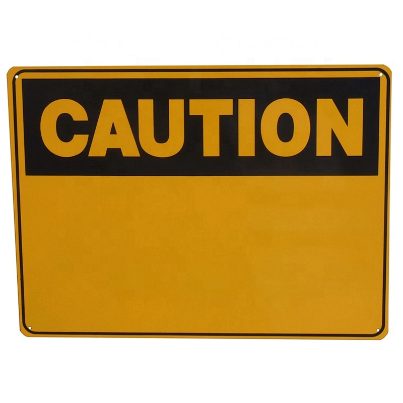 UV Protected PP Safety Warning Signs 600x450mm With Customizable Printing Caution Sign