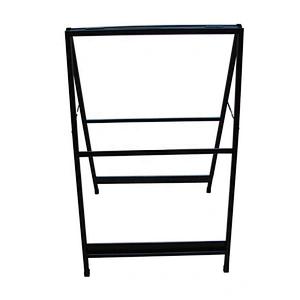 Double Side A Frame Sign Black Powder Coating Sign Stand H960xW605mm Wholesale Steel A Stand