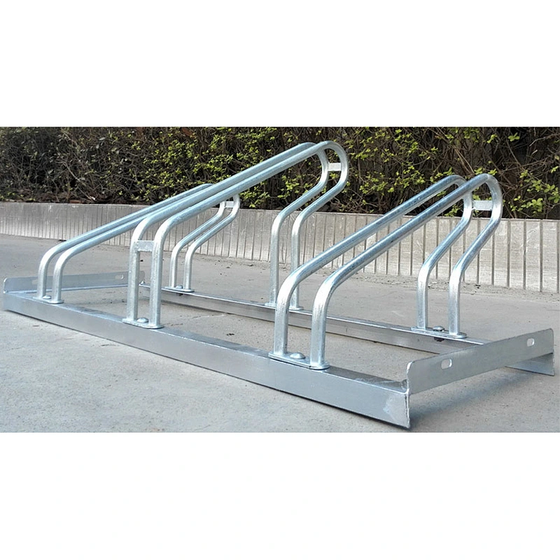 U shaped Rack Standing Metal Bike Bicycle Parking Rack Staggered