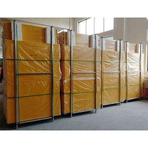 Australian Road Works Sinage Warning Frame With Black Broder Yellow Poweder Coating 900x600mm Boxed Edge Sign