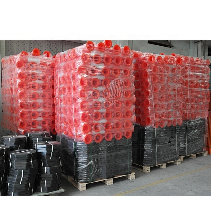 High Quality Delineator Post  With Rubber Base Traffic Post T Top Bollard