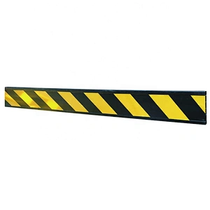 Factory Directly Black Barrier Board With Yellow Class 1 High Intensive Reflective Road Waring Barrier Frame