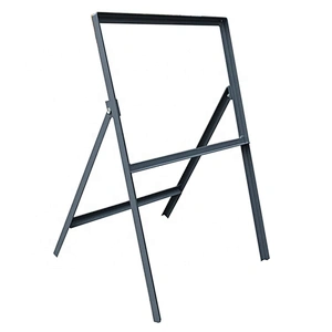 Outdoor Metal A Frames  Sign Gray Powder Coating Sign Post 610(W)x900(H)mm A Stand Sign Frame