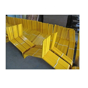 Widely Used  Powder Coating Bipod Steel Leg for Multi Message Frame Leg For Boxed Edge Sign