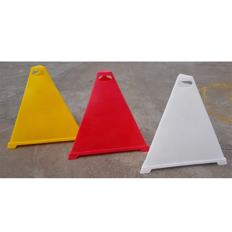 Construction Warning 600mm PE Red Pyramid Cone Safety Cone