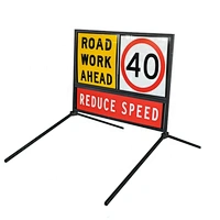 Traffic Warning Display Powder Coating  Fit For Sign 600x600mm Multi Message Frame