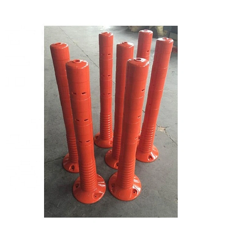 Plastic  Post Cap of Flexible Bollard PU Traffic Bollard