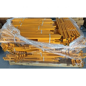 Yellow Powder Coating Foldable Barrier Board Leg Steel Legs