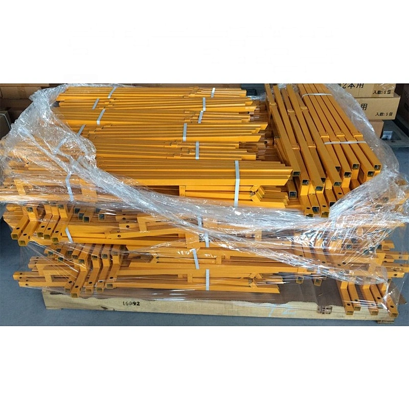 Yellow Powder Coating Foldable Barrier Board Leg Steel Legs