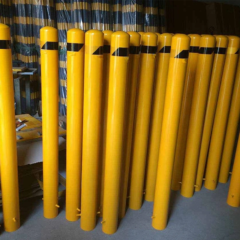 1400 Height Heavy Duty Galvanized Steel Impact Protection Parking Bollard for Post Zinc